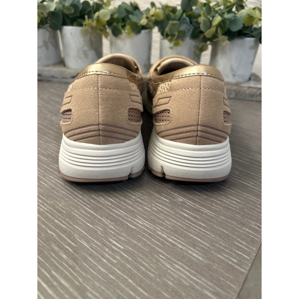 Skechers® VAR-CITY gold Women's Slip-On Sneakers size 8 - Picture 4 of 5